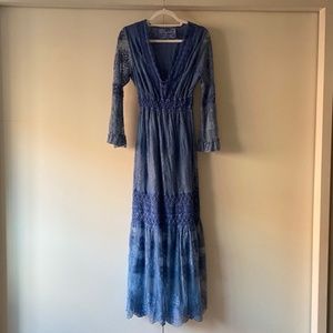 Temptation Positano blue knit dress